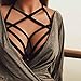Hemlock Elastic Bandage Bra, Women Lingerie Strap Bralette Bustier Top (M, Black)