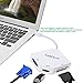 CableDeconn Multi-Function Mini DisplayPort Adapter DP Thunderbolt to HDMI 4k VGA DVI Cable Converter The Cobra Appearance for MacBook Suface Pro Air