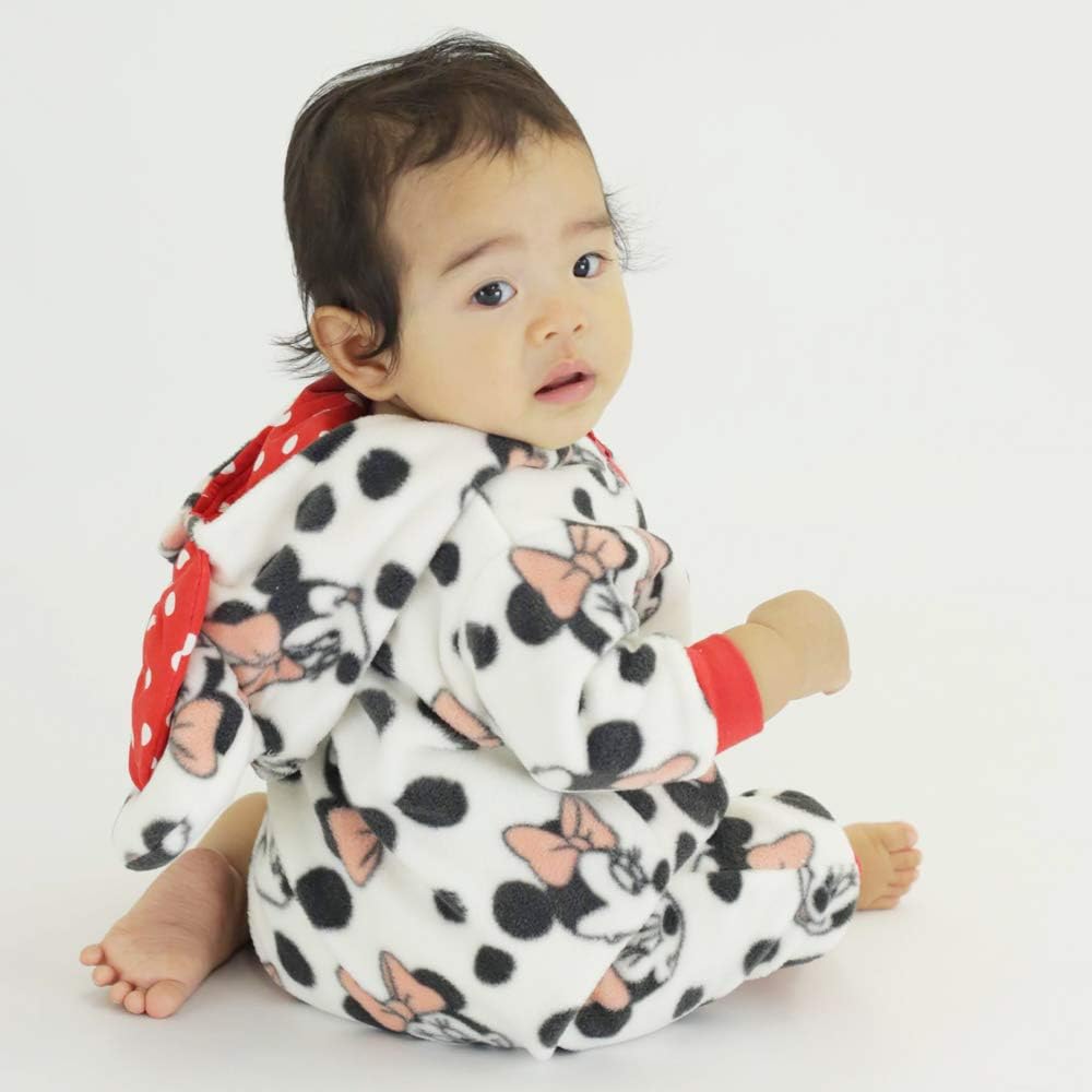 Amazon Co Jp ディズニー ミニー 出産準備 新生児 ベビー服 赤ちゃん カバーオール 着ぐるみ 60 70 80 服 ファッション小物