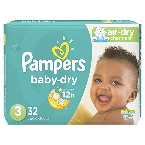 Pampers Baby Dry Diapers Size 3 32 Count