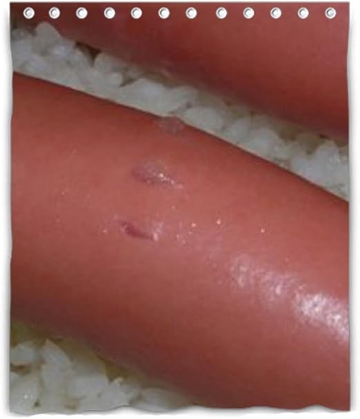 Amazon Com Russian Sausage Meat Rice Fabric Window Curtain Hooks