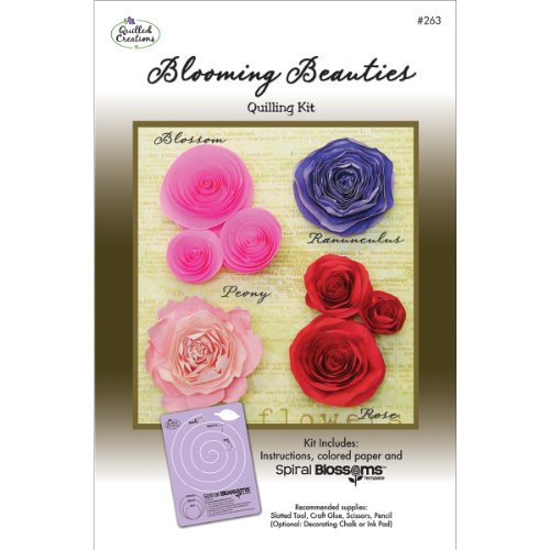 Quilled Creations Quilling Kit, Blooming Beauties