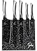 Solna Concept 5-Piece Stainless Steel Knives Set with Magnetic Wooden Block, Granite
