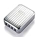 Zendure A-Series 4-Port USB High-Speed Desktop/Wall Charger with 4 ZEN+ Ports (4.2A 21W Max) for Smart Phones, Tablets, Game Consoles, Music Players, Cameras, and More - Silver