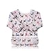 OHBABYKA Baby Waterproof Sleeved Bib Long Sleeve Bibs for Infant Toddler,6-24 Months