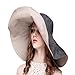 Maitose™ Women's UV Sun Protection Beach Wide Brim Fishing Hat Gray