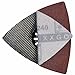 XXGO 80mm 3-1/8 Inch Triangle Hook & Loop Oscillating Multitool Sanding Pad Universal