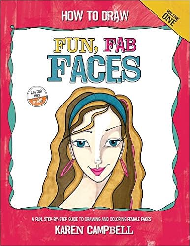 Amazoncom How To Draw Fun Fab Faces An Easy Step By Step