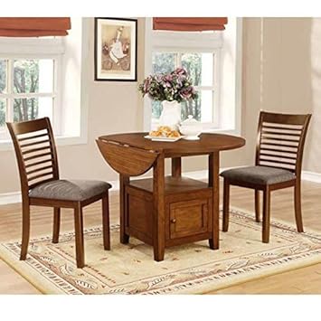 Amazon Com Stockton Casual Wood Veneer And Solids Round