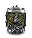 Zeckos Gothic Dragon Resin Tankard Mug w/Stainless Steel Insert and Celtic Knot Work Accents 4.5 Inches High