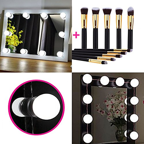 New version hollywood style led vanity mirror lights kit with 10 …
