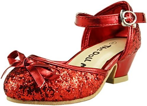 skyhigh Girl's Sparkly Wedding Party Dress Shoes Sandal Toddler Youth Glitter Pump