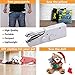 Portable Sewing Machine Handheld - Mini Hand Sewing Machine for Kids Beginners Home or Travel Sewing - Cordless Small Handy Stitch Handheld Sewing Machine for Easy Quick Repairs Fabric Leather Denim