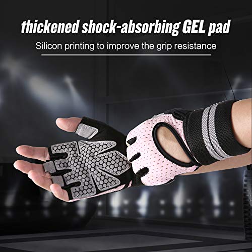 image for RIGWARL Workout Gloves for Women Men, Training Gloves with Wrist Suppo