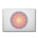  iCasso Macbook Pro 13 Retina Case Rubber Coated Hard Shell Protective Cover For Macbook Pro 13 Inch Retina (No CD-ROM) Model A1425/A1502 (2012-2015 Version)+Keyboard Cover (Mandala#1)