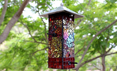 Bluedot Trading Stained Glass Mosaic Bird Feeder Buy Online In