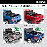 Amazon Com Gator Efx Hard Tri Fold Truck Bed Tonneau Cover Gc14019 Fits 2014 2018 2019 Ltd Lgcy Chevy Silverado Legacy Gmc Sierra Limited W Rail System 6 6 Bed Made In