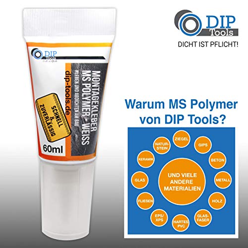 DIP-Tools Montagekleber extra stark - Kleben statt Bohren - Kleber extra stark - Styroporkleber, Steinkleber, Baukleber… – Bild 6