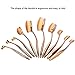 Oval Makeup Brush Set 10 Piece Fashionable Super Soft Rose Gold Toothbrush Make Up Cosmetic Face Powder Foundation Contour Concealer BB Cream Eye shadow Eyeliner Lip Brushes Set Kit with Gift Box