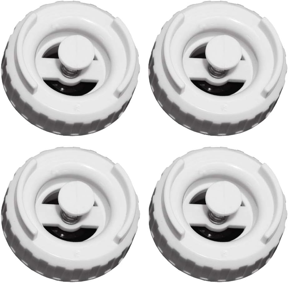AMI PARTS 509229-1/822419-2 Humidifier Bottle Valve Cap Compatible with Essick Air, Emerson, MoistAir, Kenmore Humidifier (4 Pack)