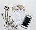 What's On Your Phone Game - Floral Rustic - (50-Sheets) Bridal Shower Party Game Cards Engagement Wedding Bride to Be