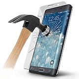 Note Edge Screen Protector,ChYu@Full Coverage Premium Tempered Glass Film Protector for Samsung Galaxy Note Edge N9150 (Clear)