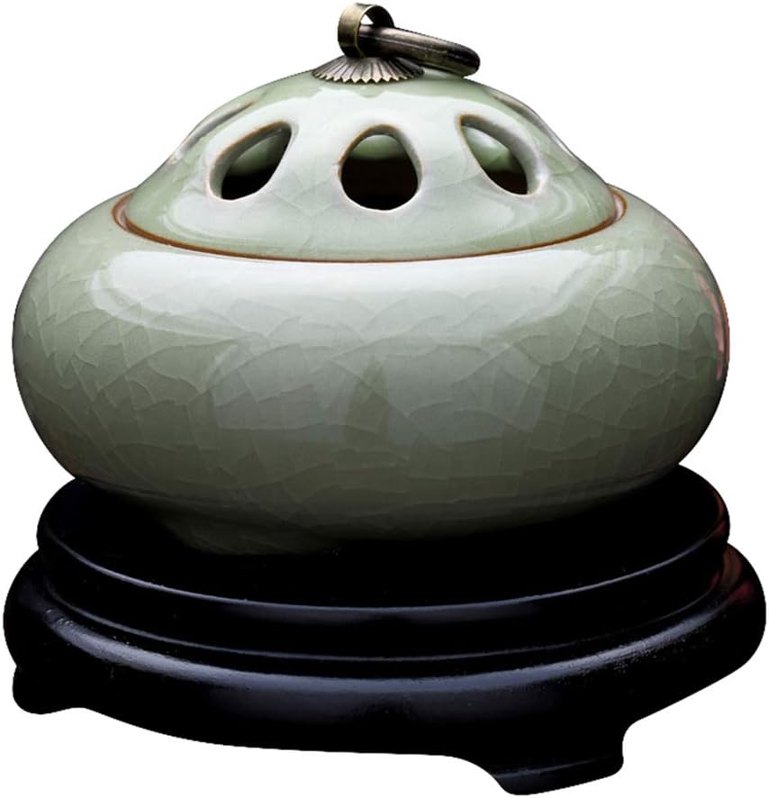 RXBFD Ceramic Incense Burner,Aroma Diffuser with Timing Temperature Control,Applicable to A Lot of Fragrance Materials Electric Censer,for Home Decor Yoga