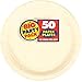Vanilla Creme Round Paper Plates - 8.5