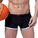 Men Side Splitting Boxer Size Color Black