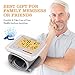 yuwell Automatic Portable Wrist Blood Pressure Cuff (5.3 - 7.7 Inch) Monitor Machines with Heartbeat Monitor - DFFA Patented and FDA Approved BP Cuff Wrist for Home Use(Batteries Not Included)