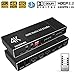 Koopman 4K 4x2 HDMI Matrix Switch, Ultra HD Matrix HDMI Switcher Splitter with Optical & L/R Audio Output,Supports HDR 4Kx2K@30Hz, HDMI 1.4b/HDCP 2.2, 3D, LPCM/Dolby/DTS 5.1 Channel, EDID, IR Remote