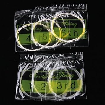 6X Nylon Saiten Gitarrensaiten Set für Konzertgitarre