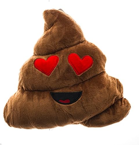 Poop Limited Emojicon Pillows (Poop Heart Eyes)