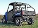 SuperATV Arched Rear A Arms/Control Arm for Polaris Ranger Full Size XP 1000 / Crew/Diesel (See Fitment) - Black