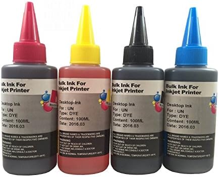 4 Pk 100ml Refill ink for Canon PG-245 CL-246 PIXMA MG2420 MG2520 MG2920 MG2922