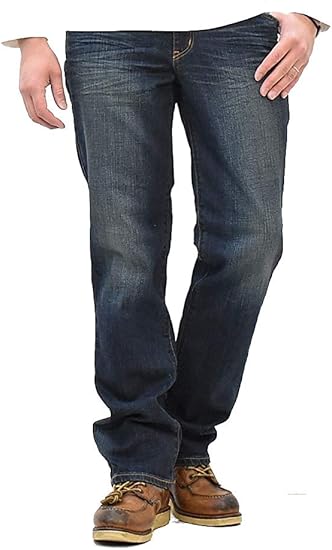 Amazon Edwin エドウィン Ku04 126 濃色ブルー Classic Nouveau ストレッチデニム ルーズストレート ジーンズ メンズ 快適 伸縮 ジーンズ 通販