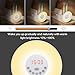 totobay Wake Up Light, 2nd Generation} Sunrise Simulation Snooze Alarm Clock Bedside Night Light with Nature Sounds, FM Radio, Touch Control and USB Charger