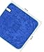 SINLAND All-purpose Microfiber Cleaning Cloths Wiping Highly Absorbent & Lint Free Dusting Rags for Home and Kitchen 12Inchx12Inch Blue 6 Pack