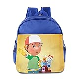 Kids Handy Manny School Backpack Cartoon Baby Boys Girls School Bags RoyalBlue