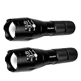 2Pcs Military Grade 5 Mode XML T6 L3000 Lumens Tactical Led Waterproof Flashlight