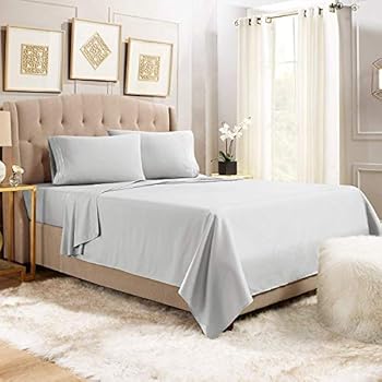 Amazon Com Egyptian Comfort 1800 Count 4 Piece Deep Pocket Bed
