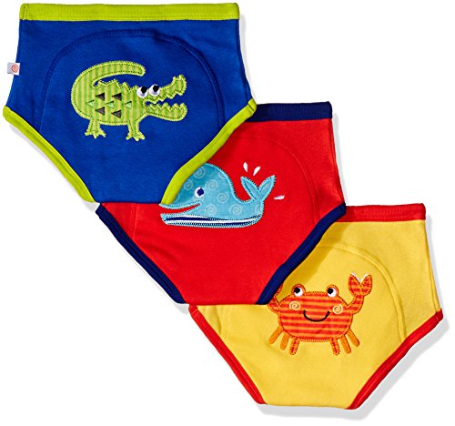 Boys 3 Piece Organic Training Pant Set - Ocean Friends (3T-4T)