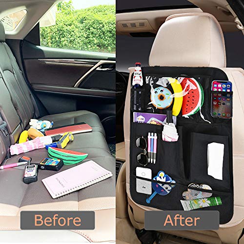 image for HmiL-U Car Seat Back Organizers | with 10