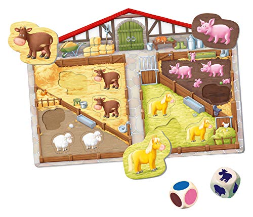Ravensburger ministeps 4173 Unser Bauernhof-Spiel, Erstes Spiel rund um Tiere, Farben und Formen - Spielzeug ab 2 Jahre – Bild 3