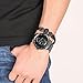 FASIOU Black Mens 3D Skull Design Watch Quartz Movement 3ATM Waterproof Wristwatch