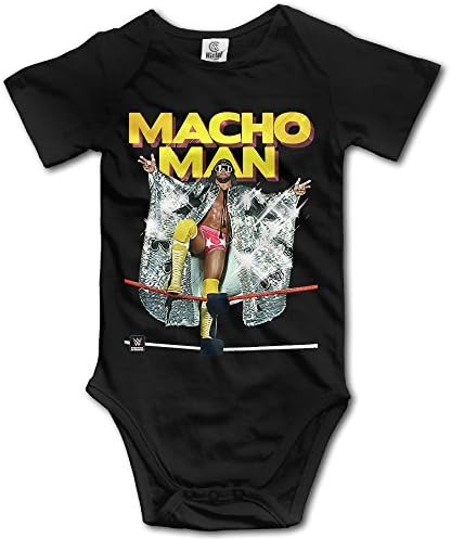 Baby Boys Girls REIGNS WWE SUMMER SLAM 2016 MACHO MAN Romper Bodysuit Onesie Black