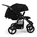 Bumbleride 2018 Indie Twin Stroller, color = Matte Black