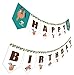 Sloth Birthday Banner, Sloth Happy Birthday Party Sign, Folivora Bday Bunting Hanging Decoration
