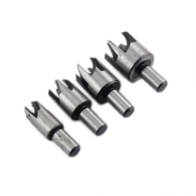 Generic 8 pieces/Pack Wood Working Plug Cork Drill bit Hole Saw Tool Set