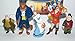 Disney Beauty and the Beast Movie Deluxe Figure Set of 14 Toy Kit with Figures, Tattoo Sheet, ToyRing featuring Belle, Lumiere, Mrs.Potts, Gaston and Many More!